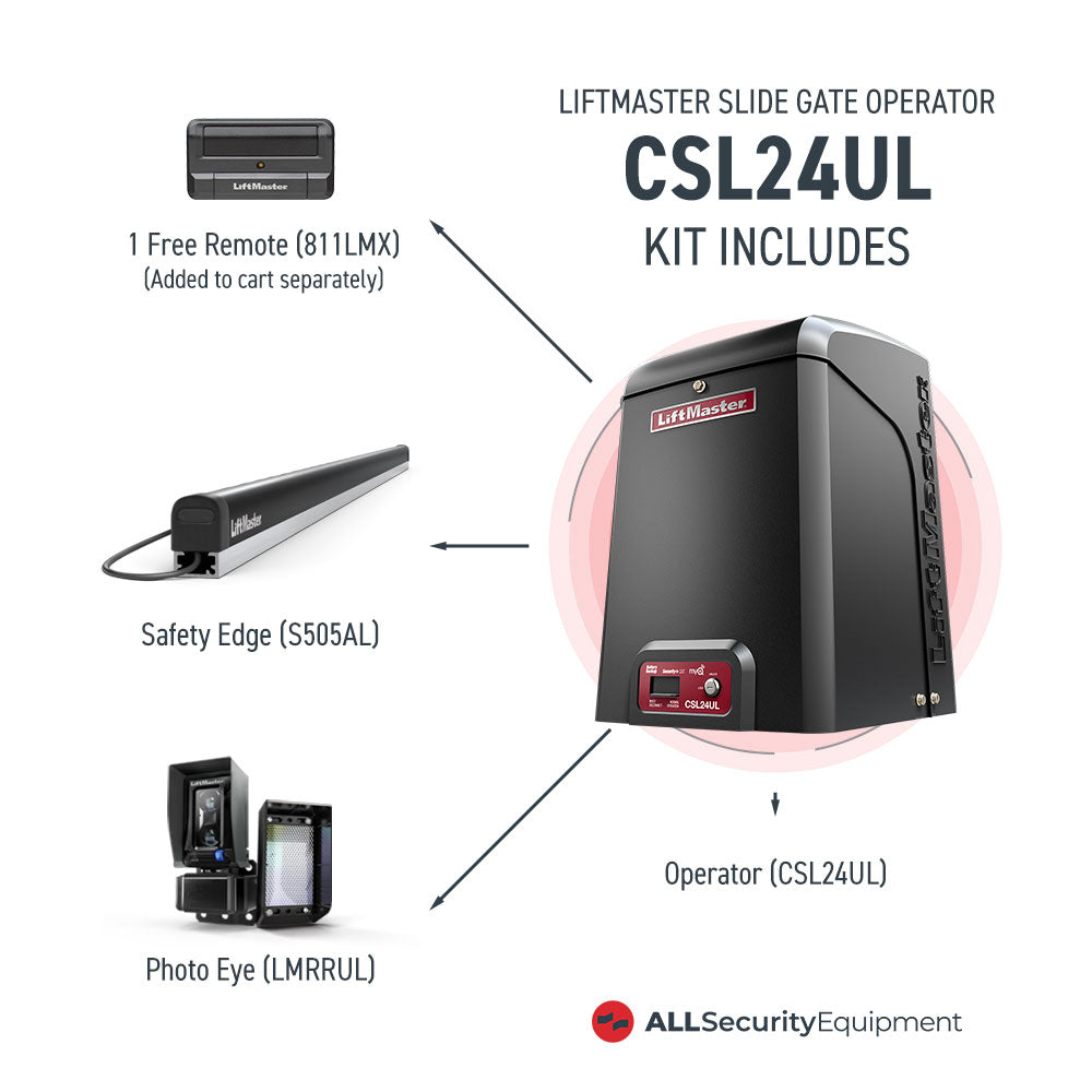 LiftMaster CSL24UL 24VDC High Traffic Commercial Slide Gate Operator - Image 3